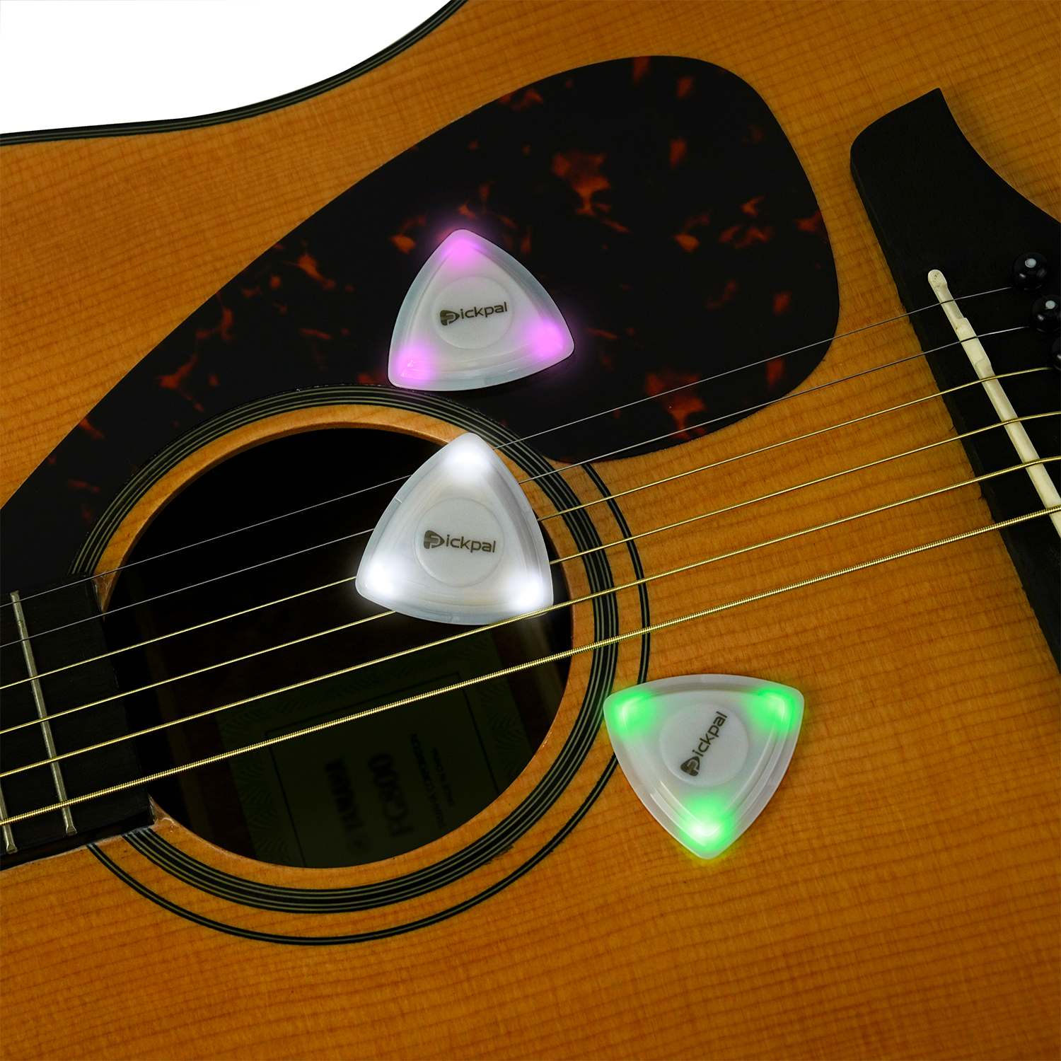 Musical Instrument Names - Guitar Touch Luminous Pick LED Glowing
