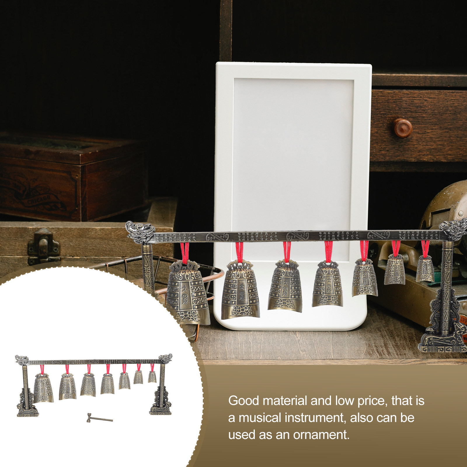 Musical Instrument Ancient - 1Set Chimes Percussion Instrument Single Layer