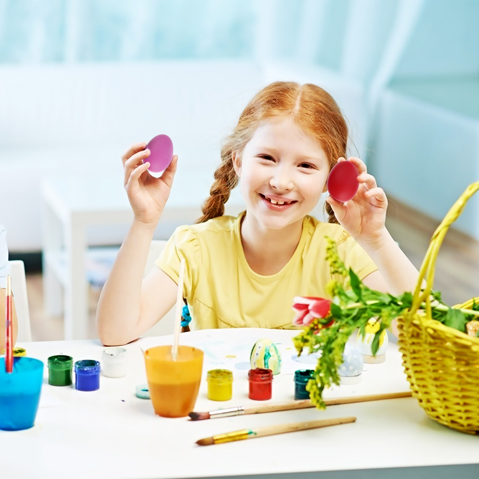 Musical Instrument I Play - 15Pcs Egg Shaker Set Well Polished