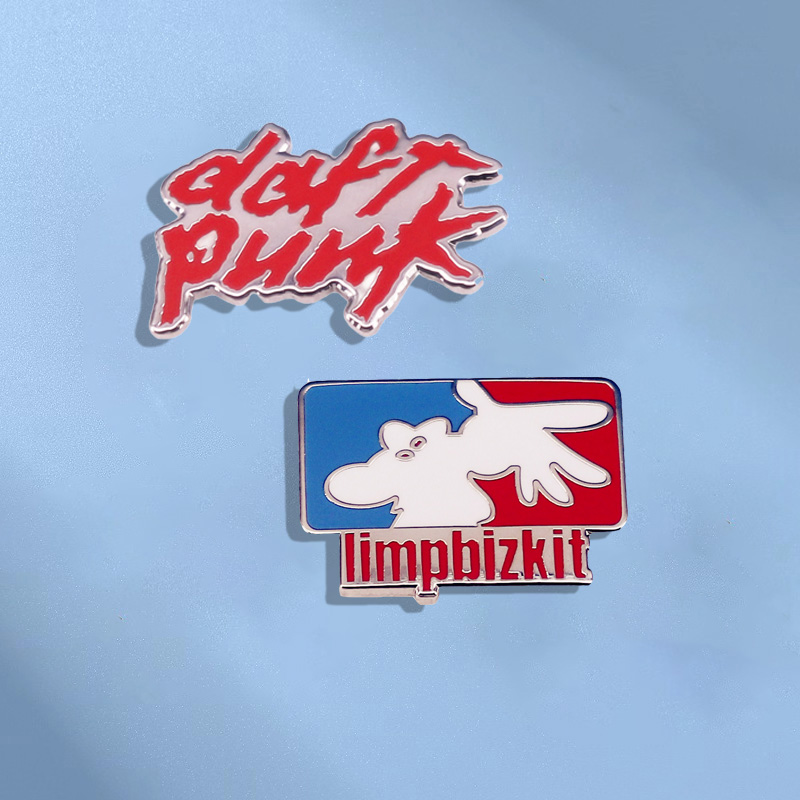 Musical Instrument Symbols - High Quality Daft Punk Enamel Pin