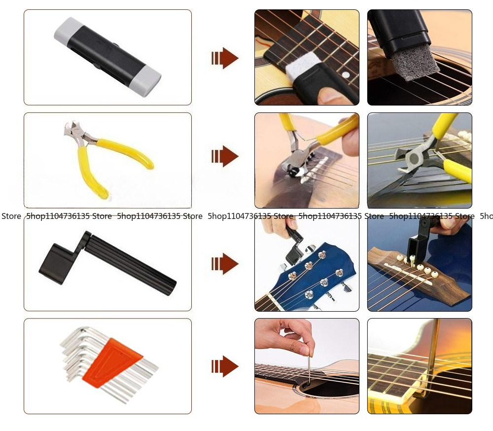 Guitar Kit Set, Musical Instru - đánh giá và giá Musical Instrument Strings