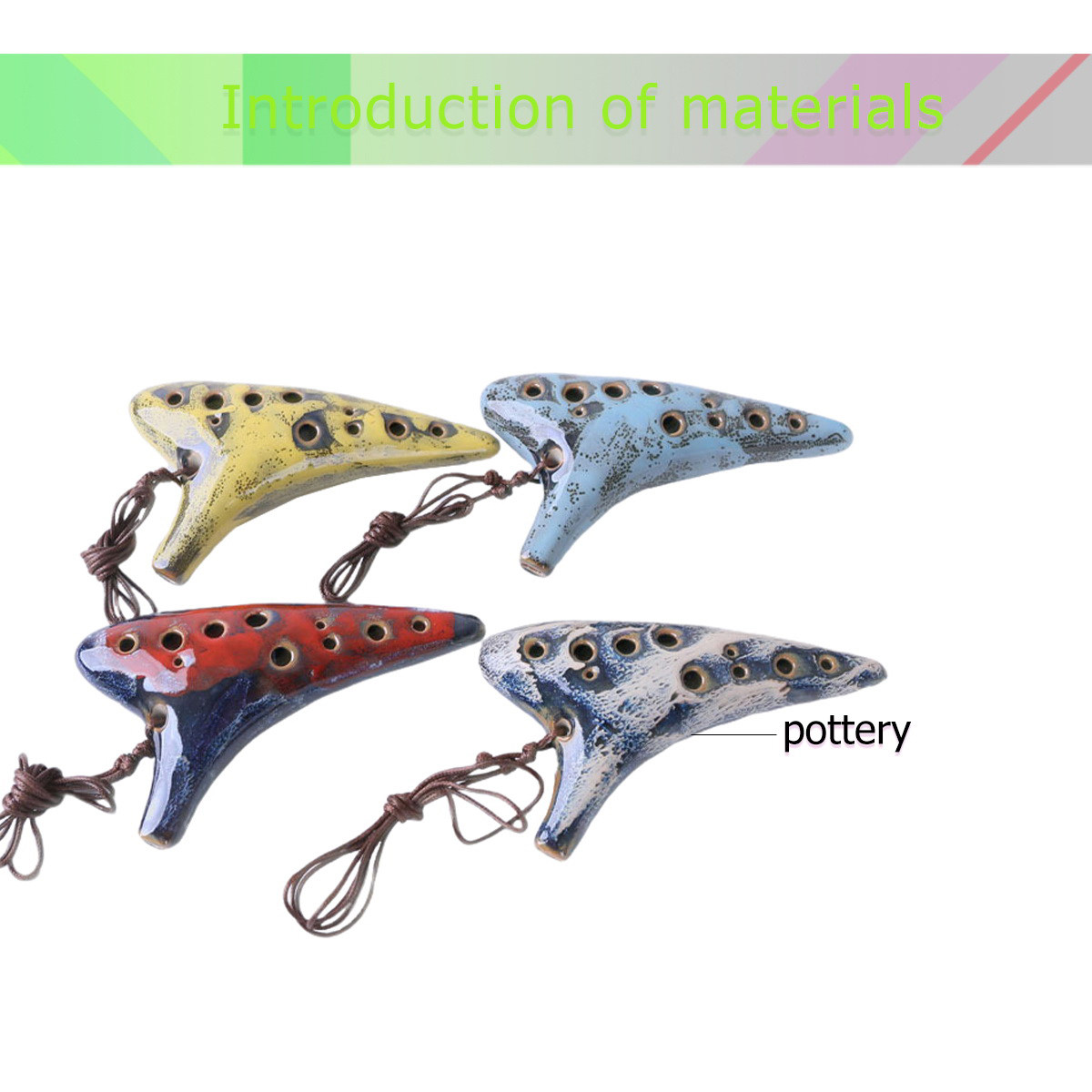 12 Hole Alto C Ocarina Ceramic - đánh giá và giá Musical Instrument I Play