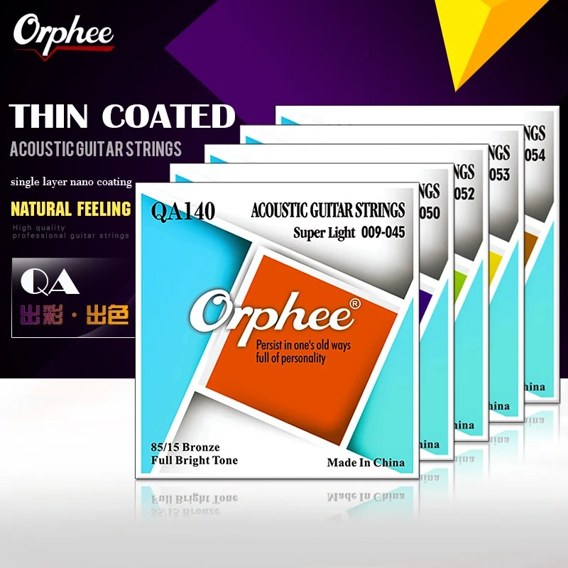 Orphee Acoustic Guitar Strings - đánh giá và giá Musical Instrument Strings