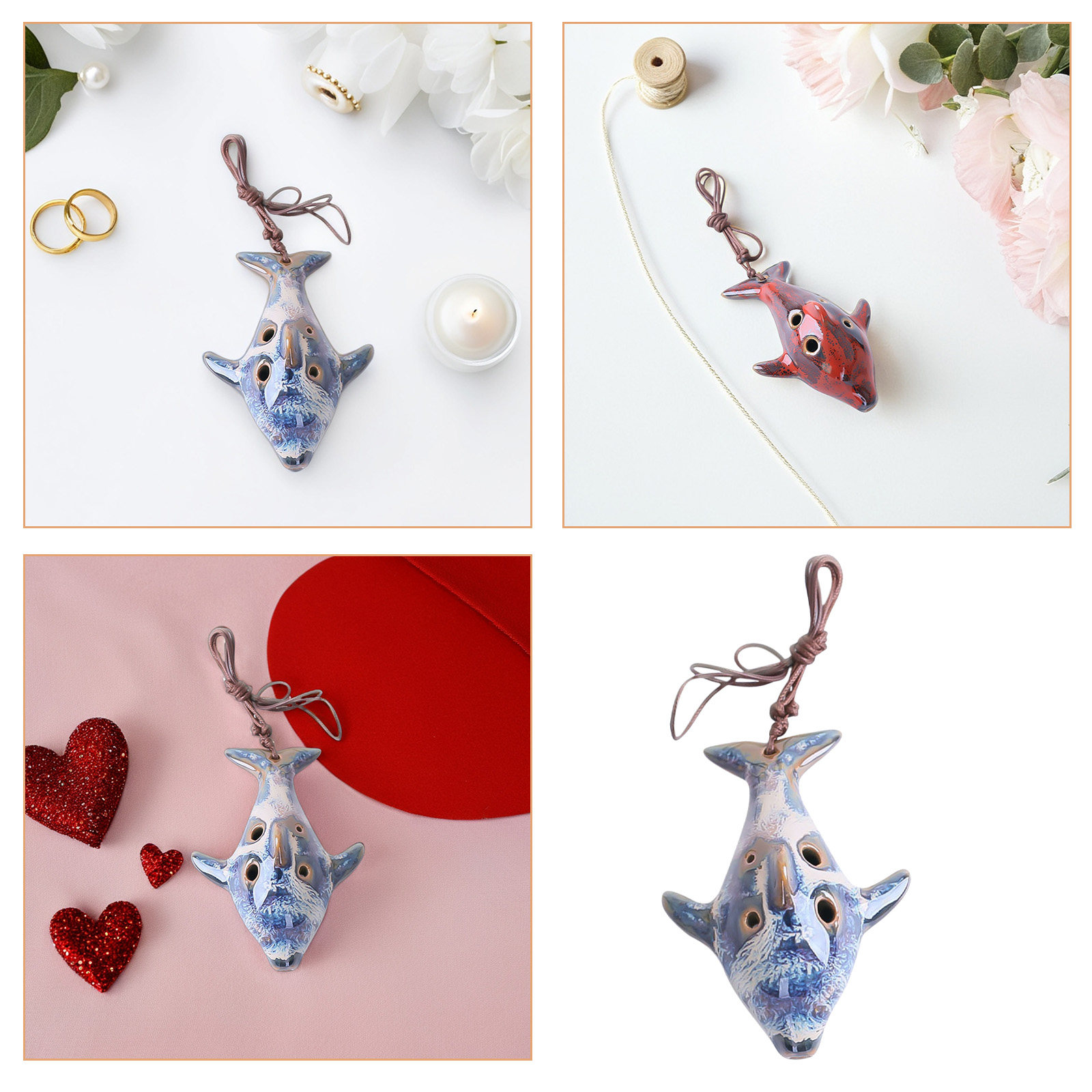 1Pcs 6 Hole Ceramic Ocarina Fl - đánh giá và giá Musical Instrument I Play