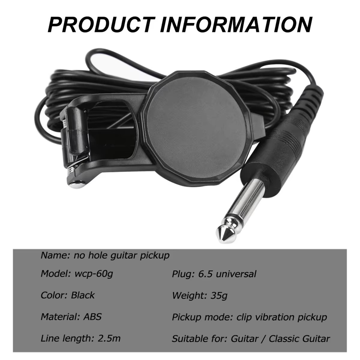 Audio Jack Clip On Pickup/2.5  - đánh giá và giá Musical Instrument Dulcimer