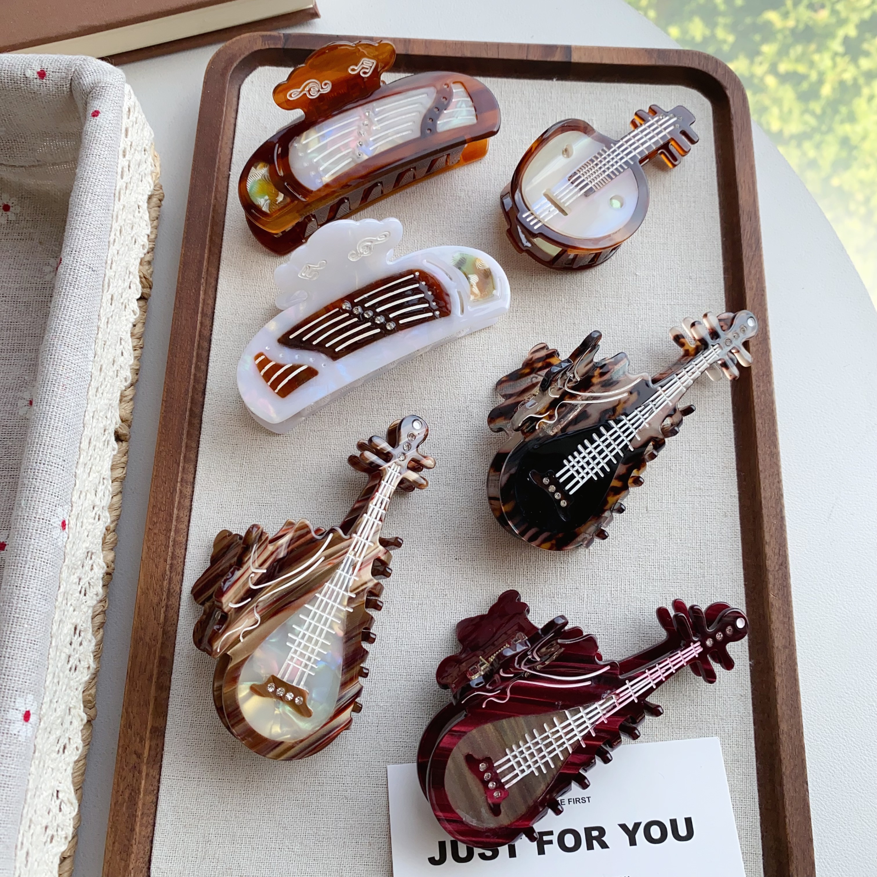 Acetate Hair Claw Clips, Chine - đánh giá và giá Musical Instrument Ancient