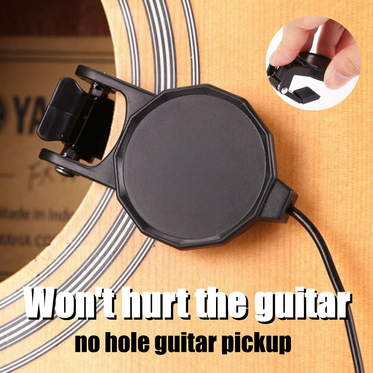 Audio Jack Clip On Pickup for  - đánh giá và giá Musical Instrument Dulcimer