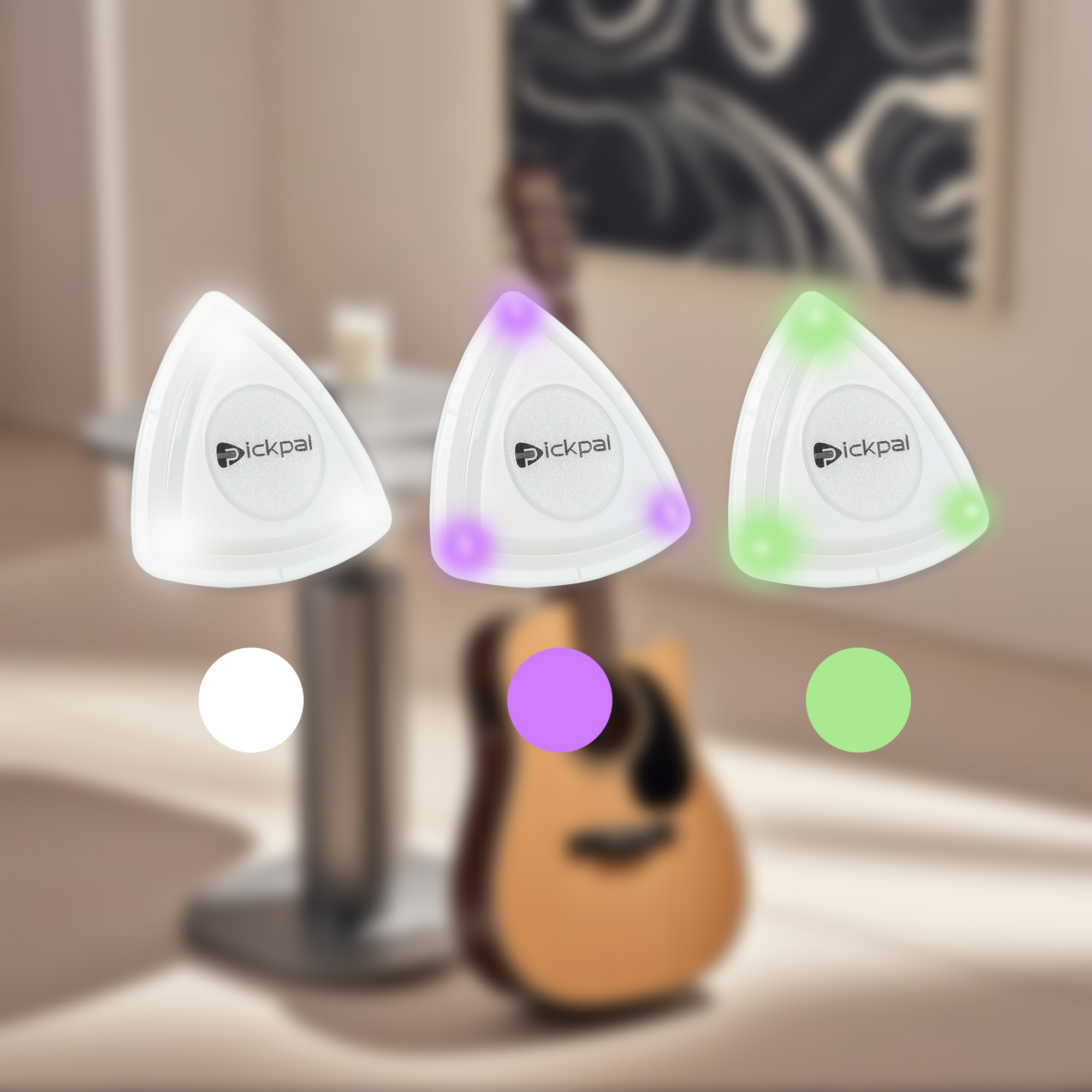 Guitar Touch Luminous Pick LED - đánh giá và giá Musical Instrument Names