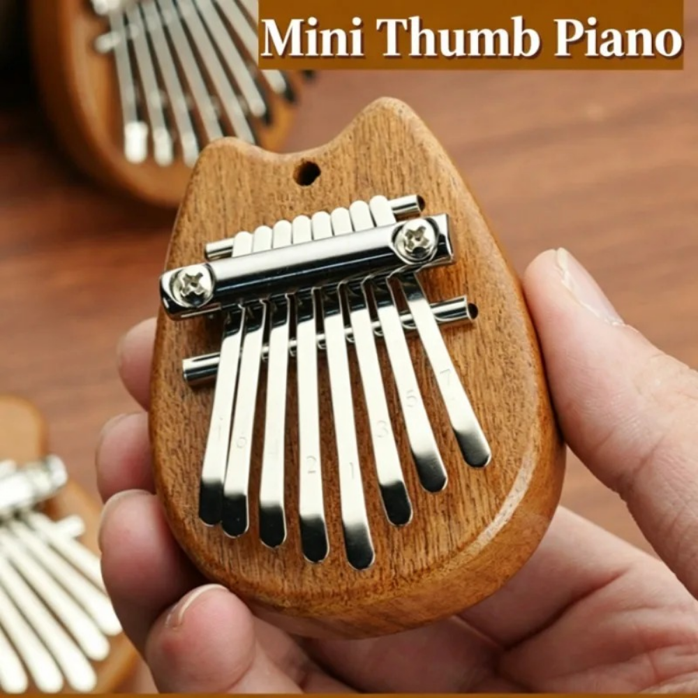 Solid wood 8-tone mini thumb p - đánh giá và giá Musical Instrument Dulcimer