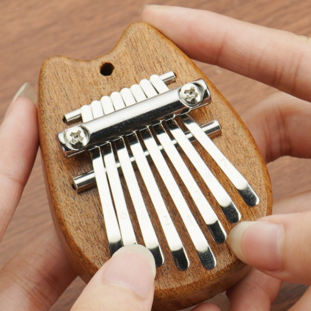 Solid wood 8-tone mini thumb p - đánh giá và giá Musical Instrument Dulcimer