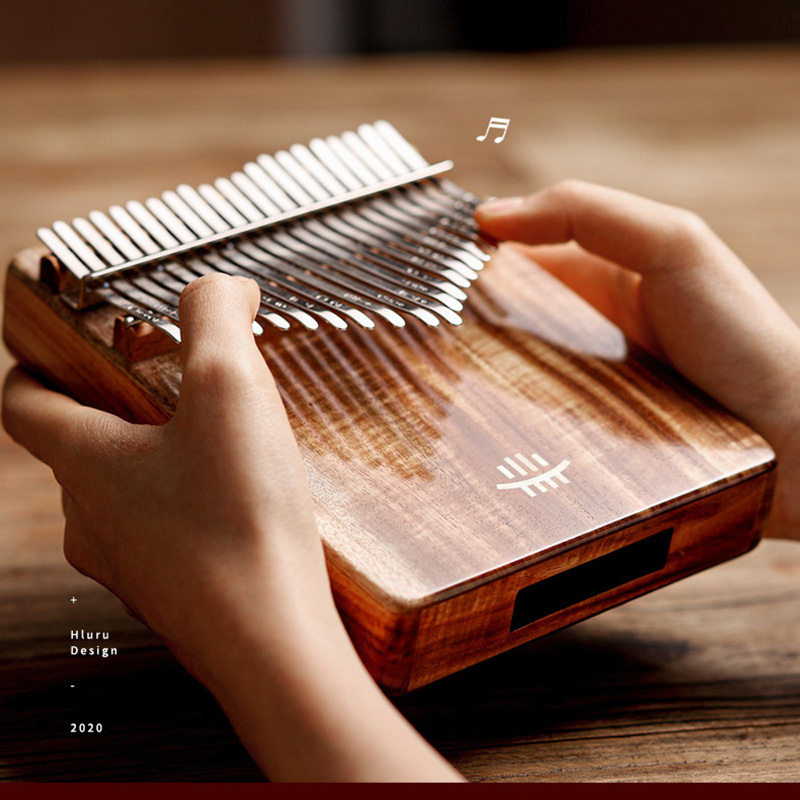 Hluru Kalimba 17 Keys with Hol - đánh giá và giá Musical Instrument Dulcimer