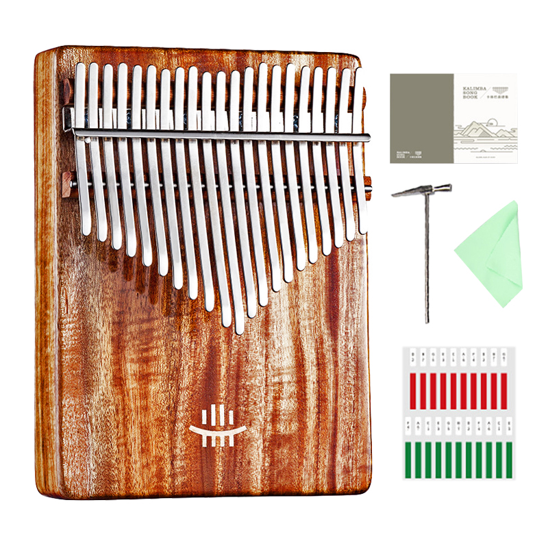 Hluru Kalimba 17 Keys with Hol - đánh giá và giá Musical Instrument Dulcimer