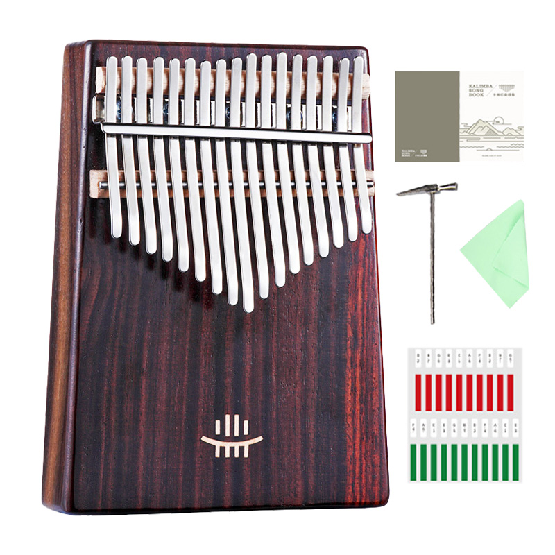 Hluru Kalimba 17 Keys with Hol - đánh giá và giá Musical Instrument Dulcimer