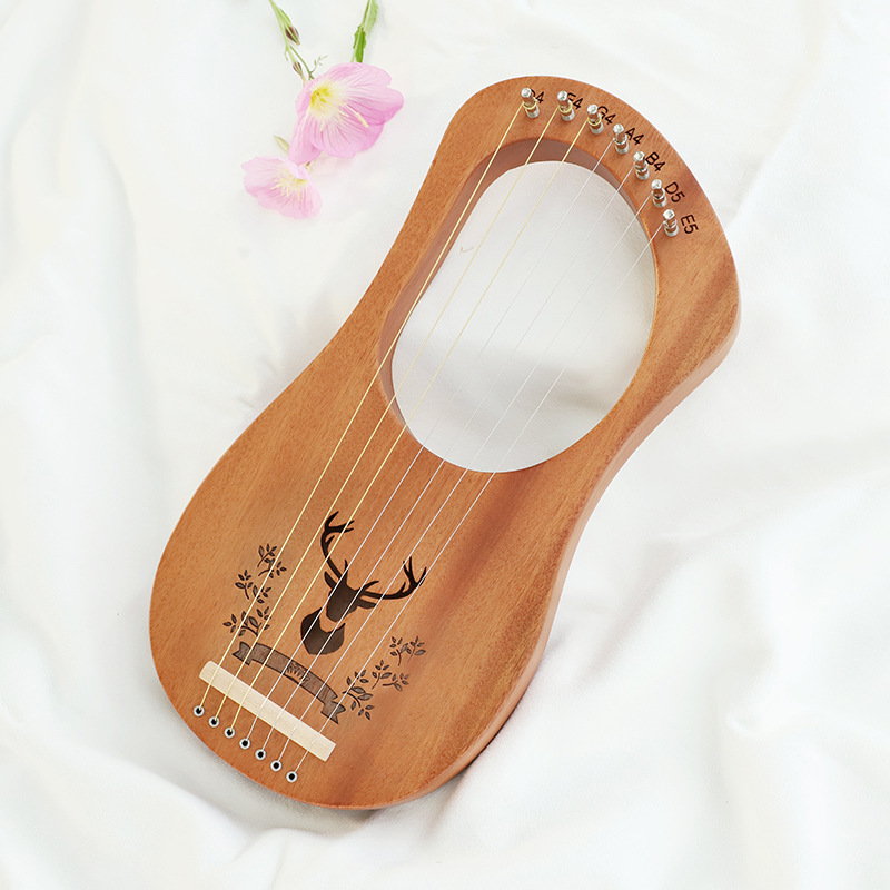 21 16 Strings Lyre Harp Mahoga - đánh giá và giá Musical Instrument Ancient