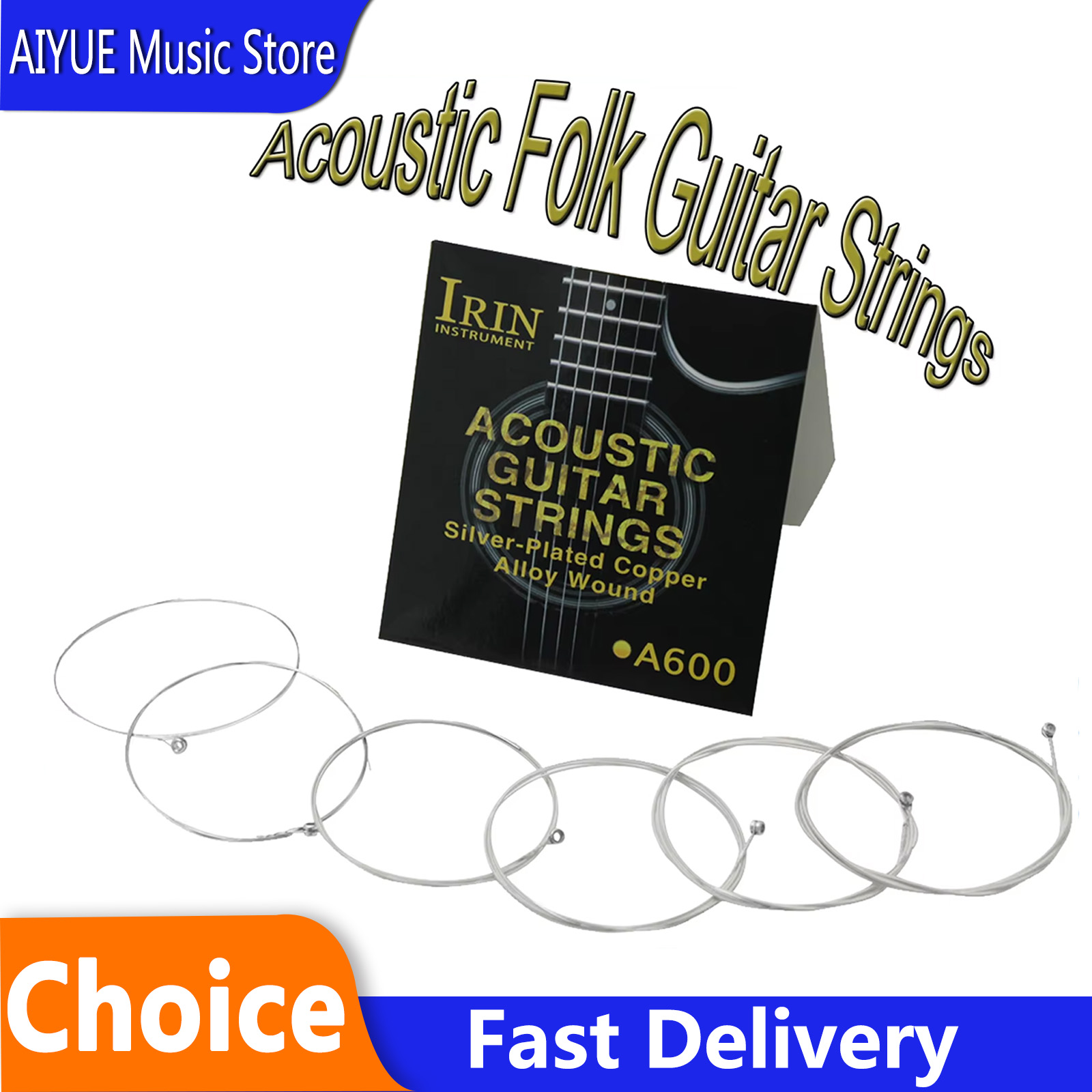 IRIN A600 Acoustic Folk Guitar - đánh giá và giá Musical Instrument Strings