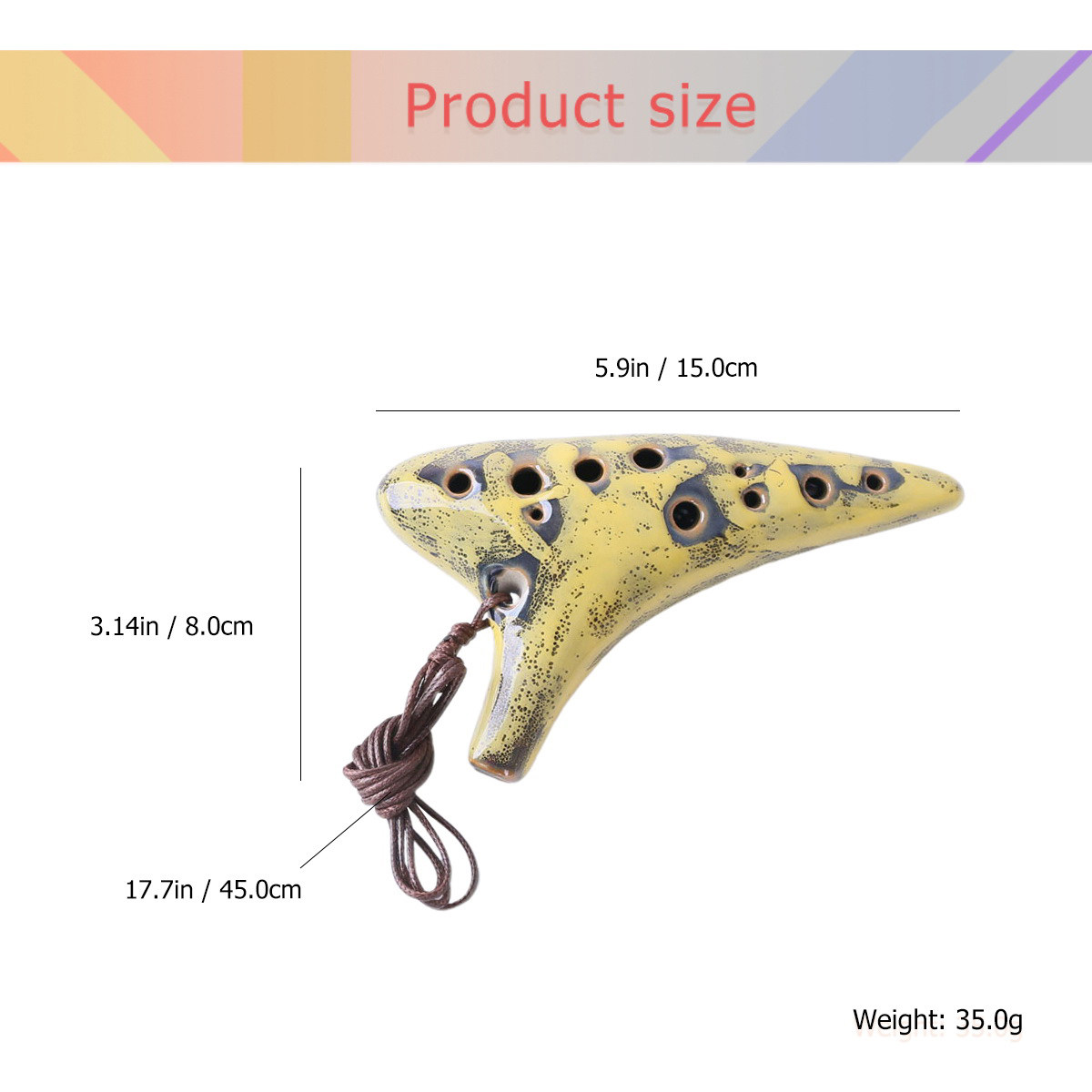 12 Hole Ceramic Alto C Ocarina - đánh giá và giá Musical Instrument I Play