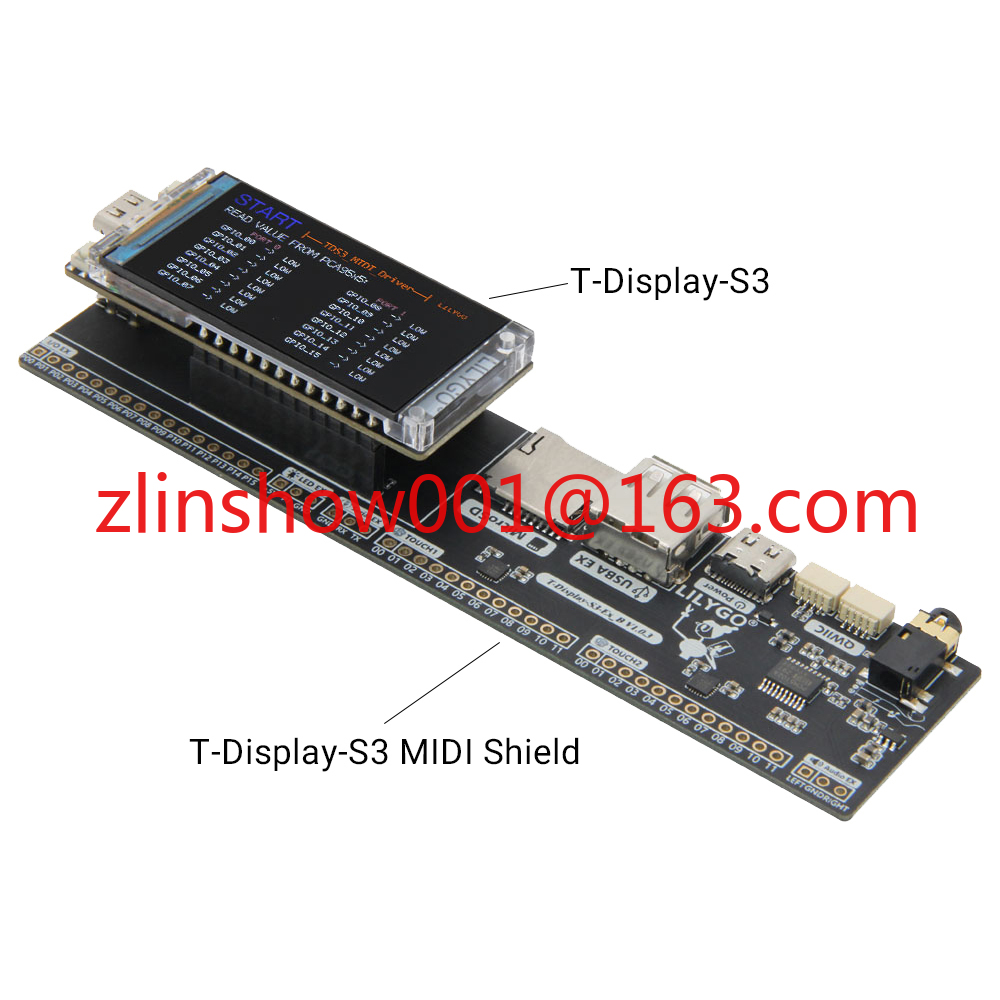 T-Display-S3 MIDI Shield Devel - đánh giá và giá Musical Instrument Digital Interface (Midi)