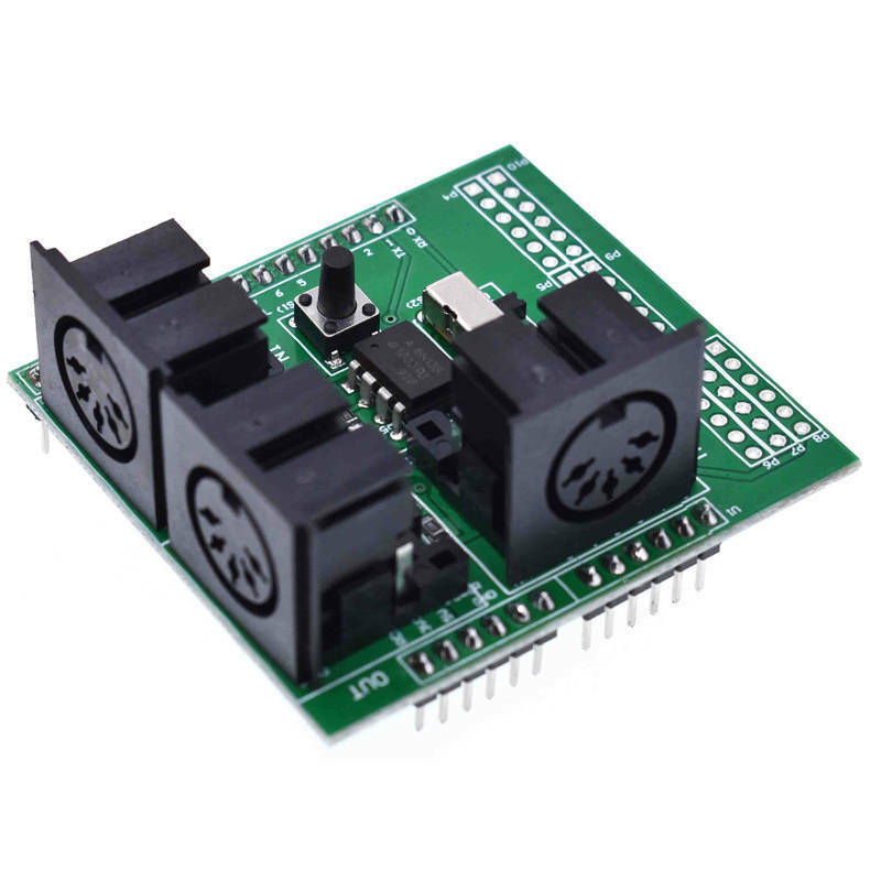 MIDI Shield music adapter boar - đánh giá và giá Musical Instrument Digital Interface (Midi)