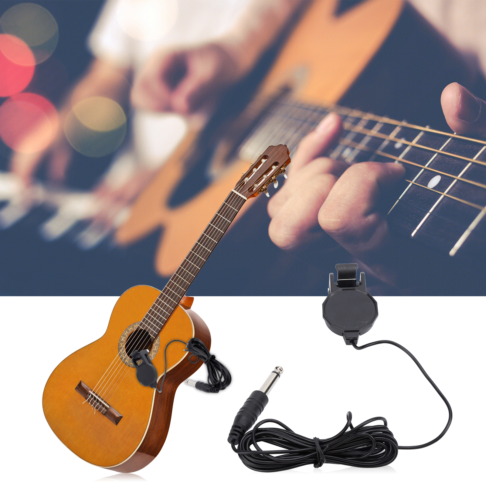 Clip-On Pickup Microphone Piez - đánh giá và giá Musical Instrument Ukulele