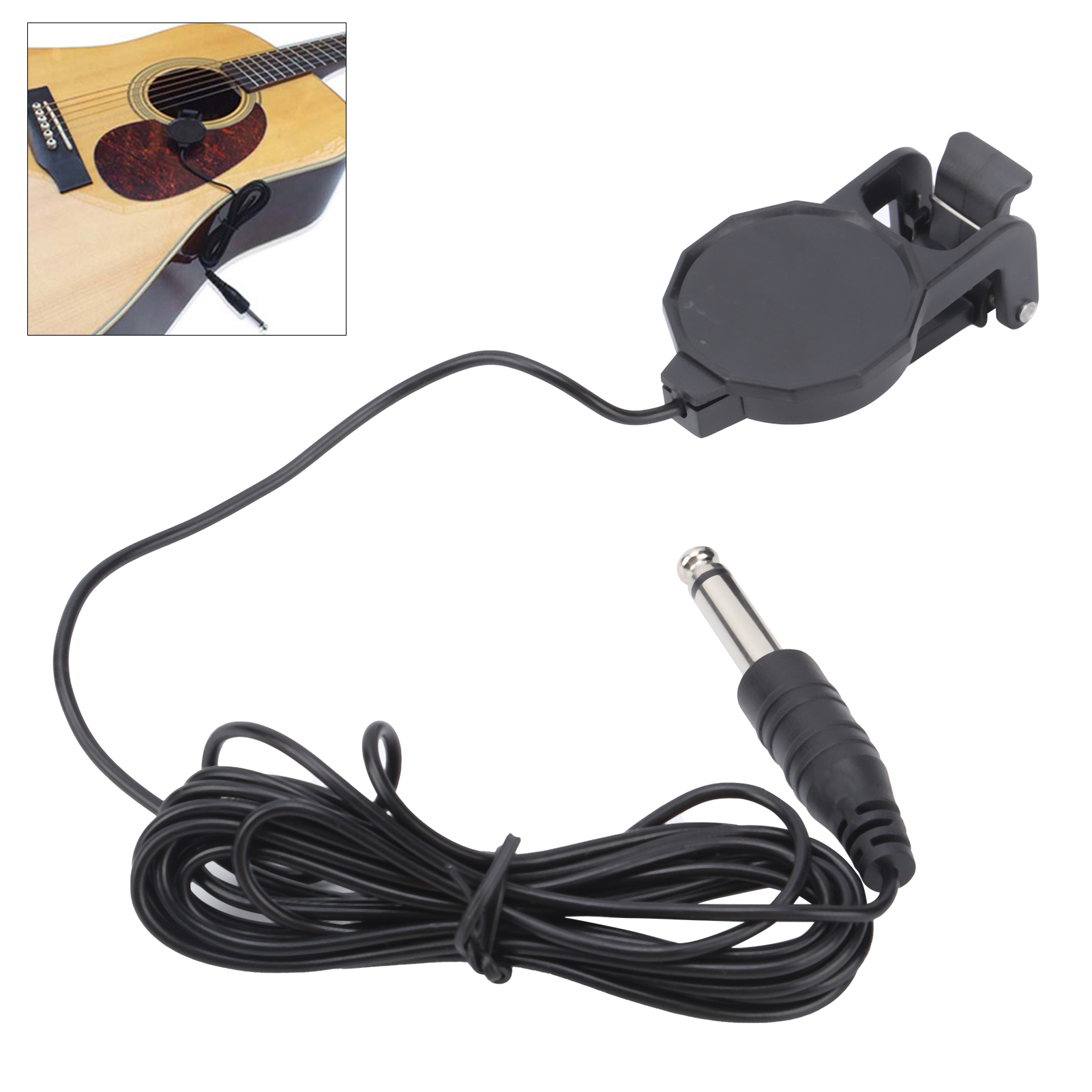 Clip-On Pickup Microphone Piez - đánh giá và giá Musical Instrument Ukulele