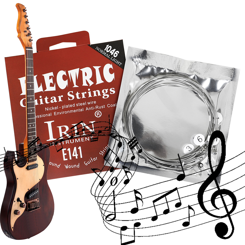 Electric Guitar Strings Set Ni - đánh giá và giá Musical Instrument Strings