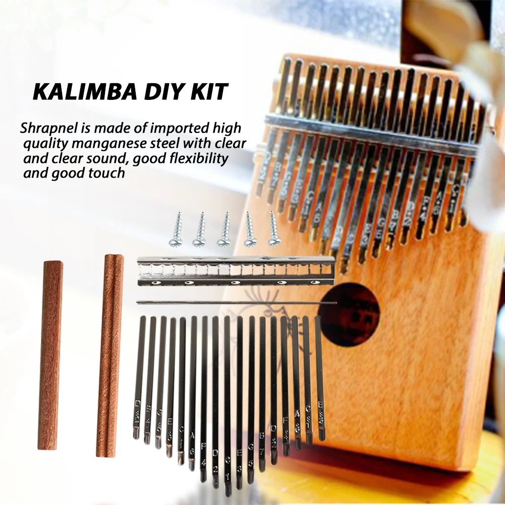 DIY 17 Tone Kalimba Keys Tines - đánh giá và giá Musical Instrument Dulcimer