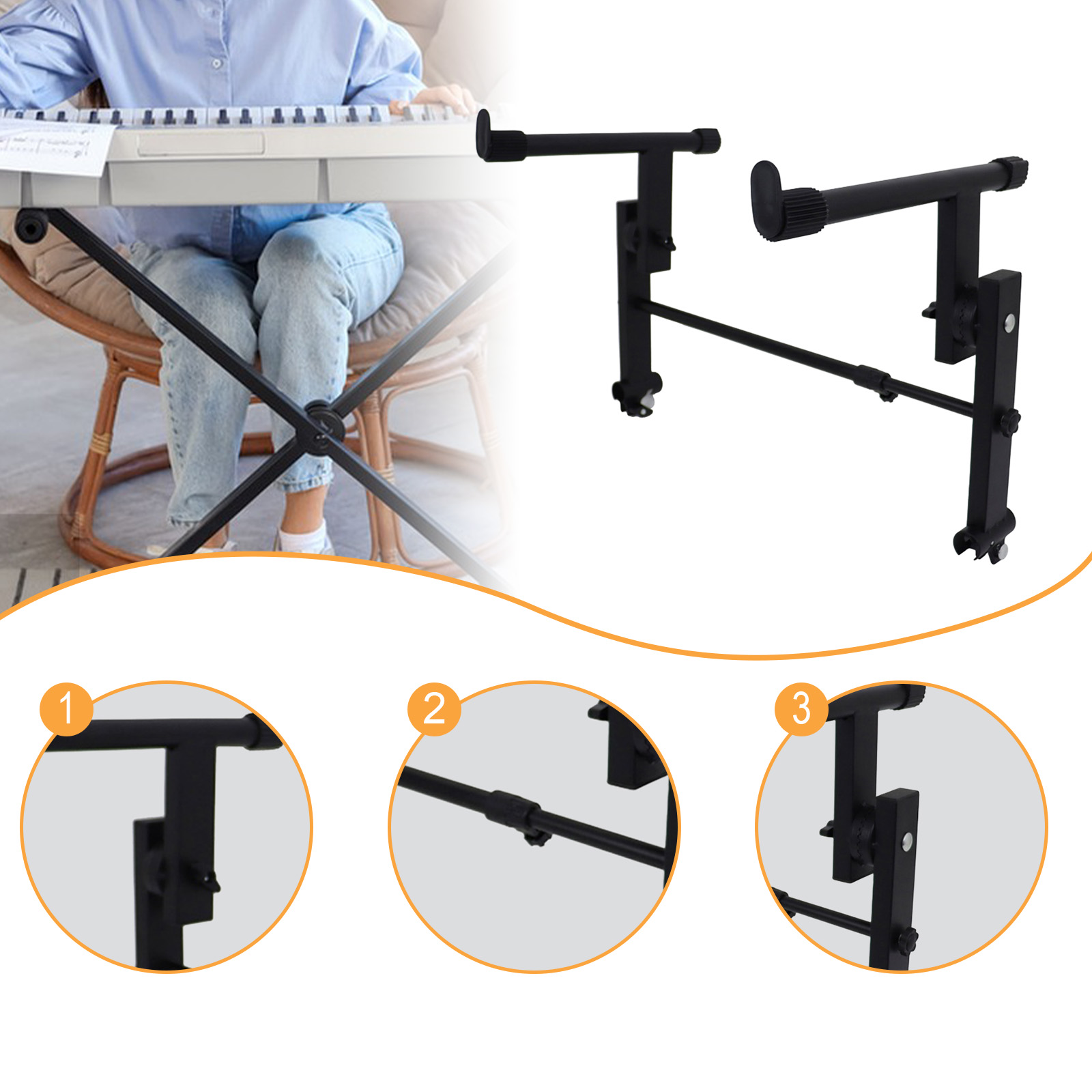 Metal Electric Piano Rack 2 Ti - đánh giá và giá Musical Instrument Names