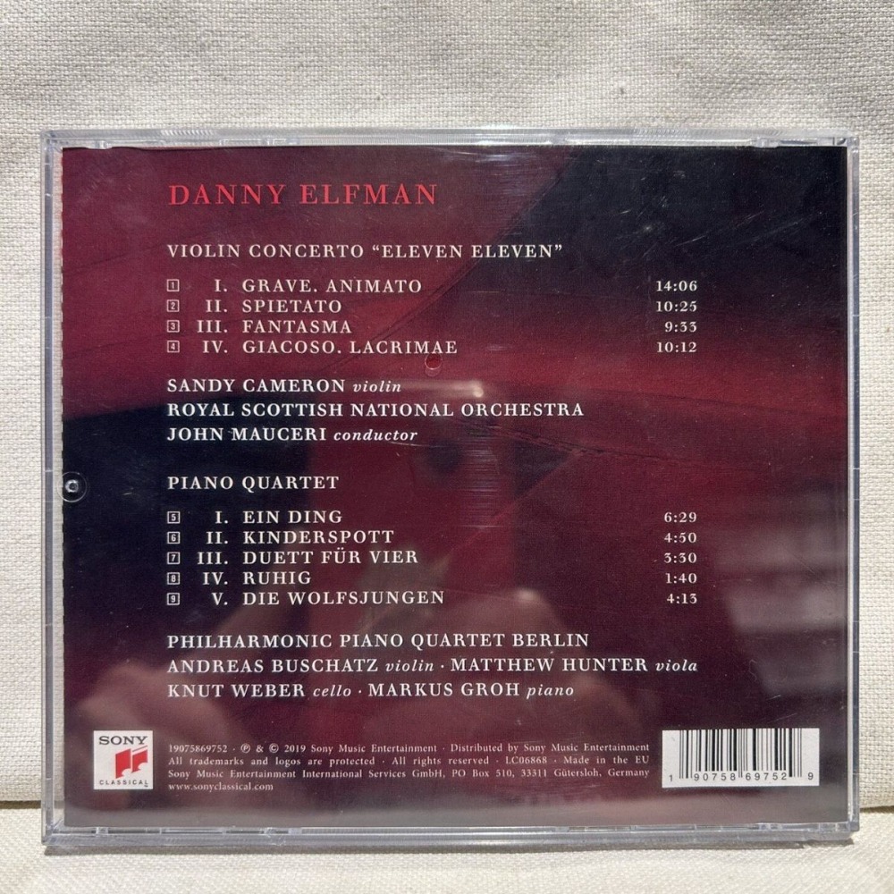 Danny Elfman Violin Concerto M - đánh giá và giá Musical Instruments