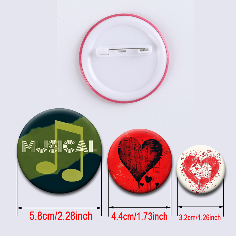 Musical Note Creative Badge I  - đánh giá và giá Musical Instrument Symbols