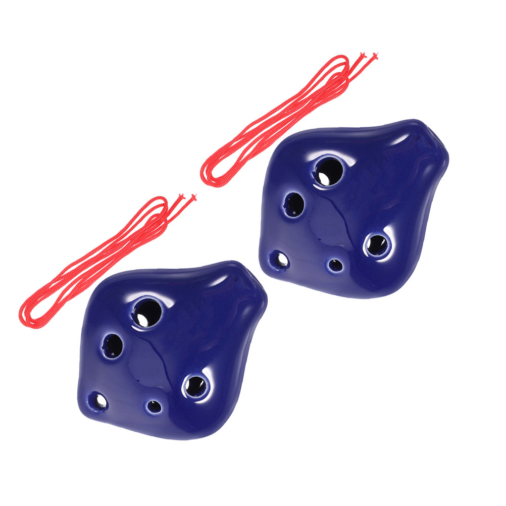 2Pcs 6 Hole Ceramic Ocarina C  - đánh giá và giá Musical Instrument I Play