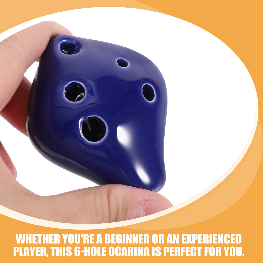 2Pcs 6 Hole Ceramic Ocarina C  - đánh giá và giá Musical Instrument I Play