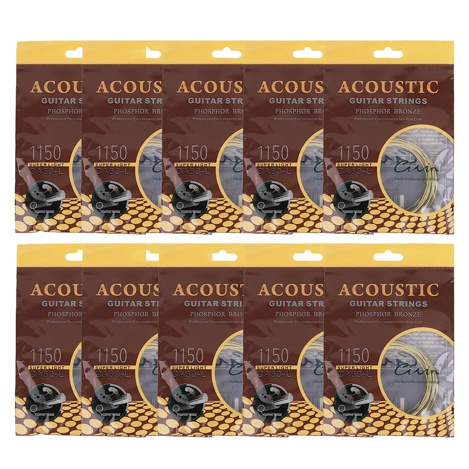 Gearlly 10 Sets Acoustic Guita - đánh giá và giá Musical Instrument Strings