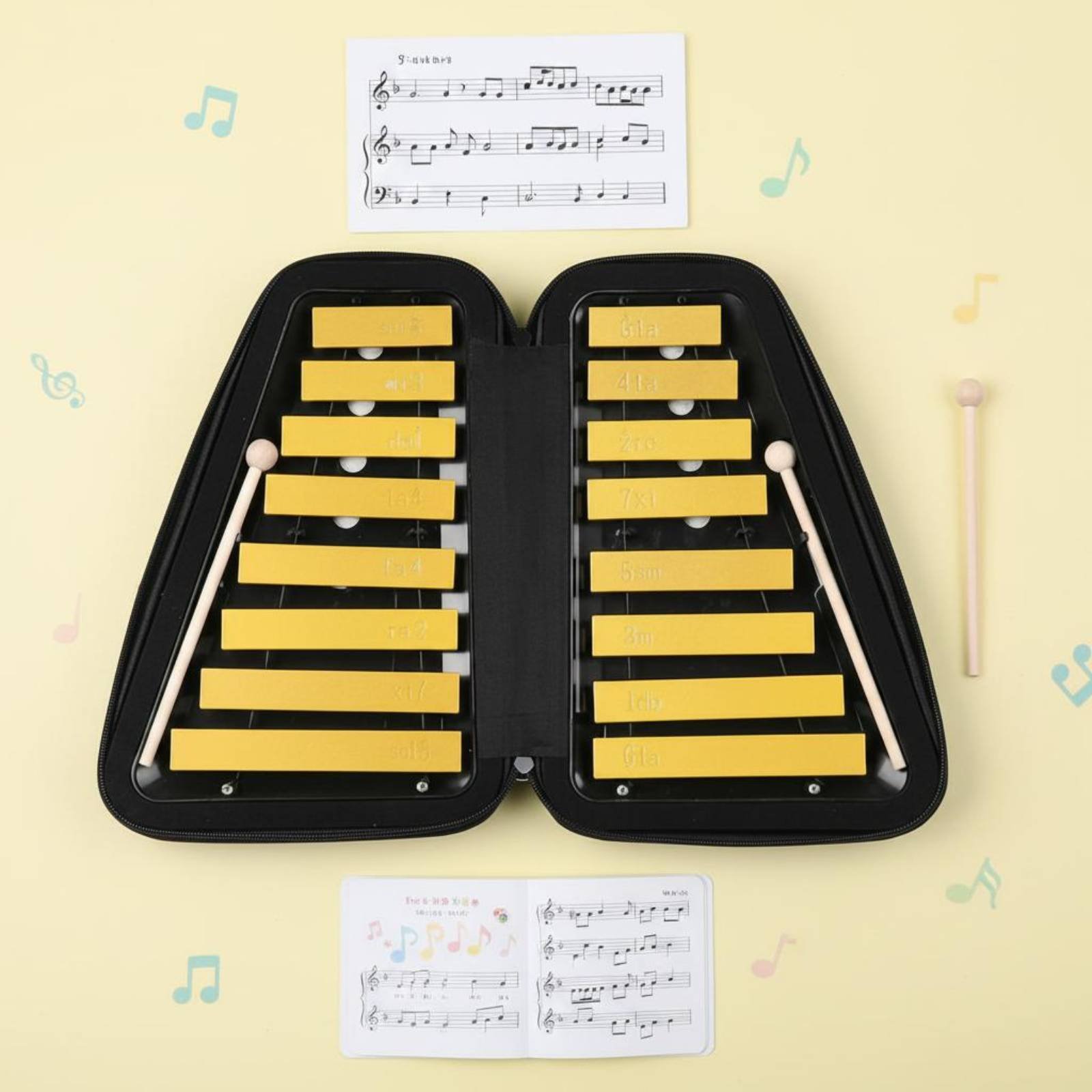 16-Note Aluminum Xylophone Han - đánh giá và giá Musical Instrument I Play