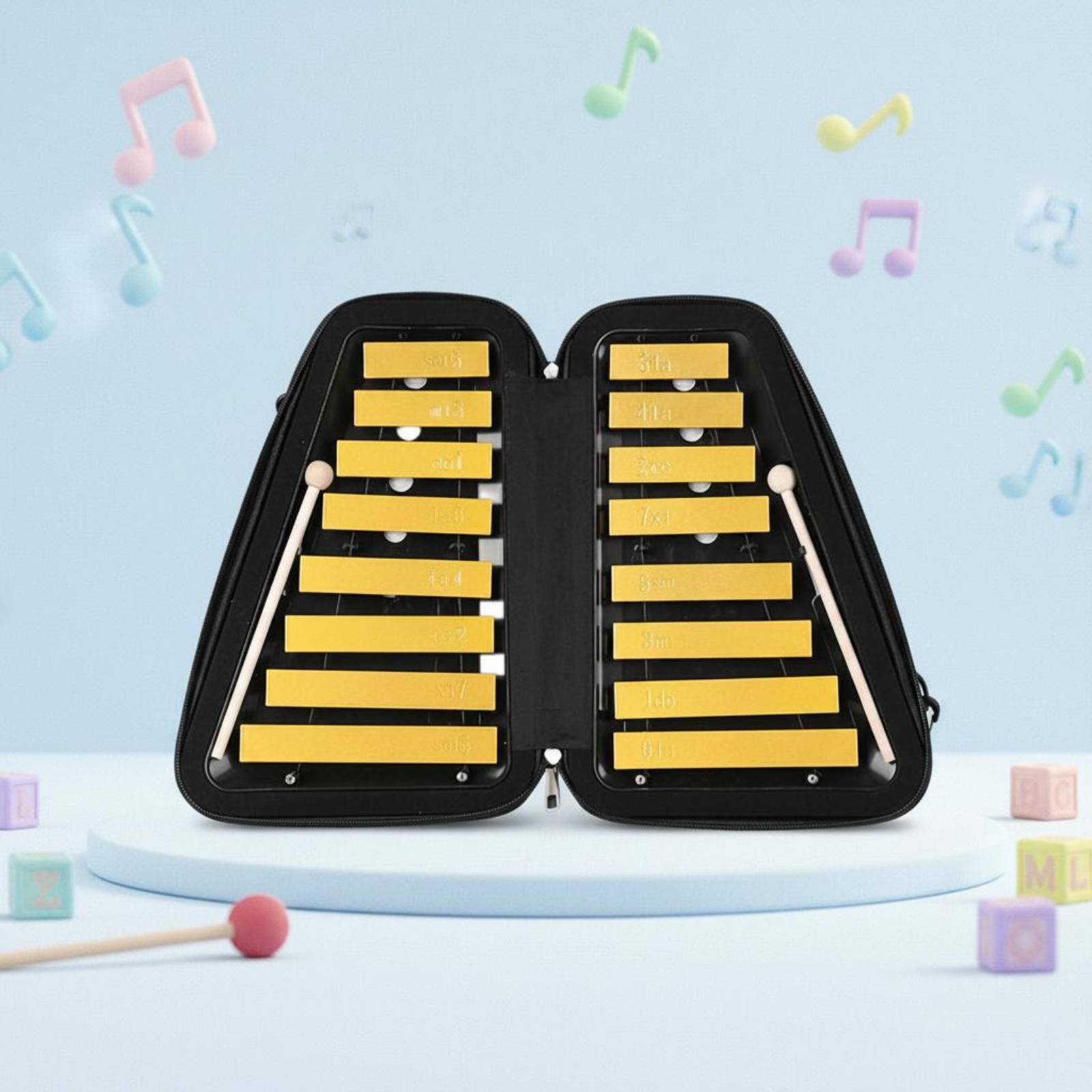16-Note Aluminum Xylophone Han - đánh giá và giá Musical Instrument I Play
