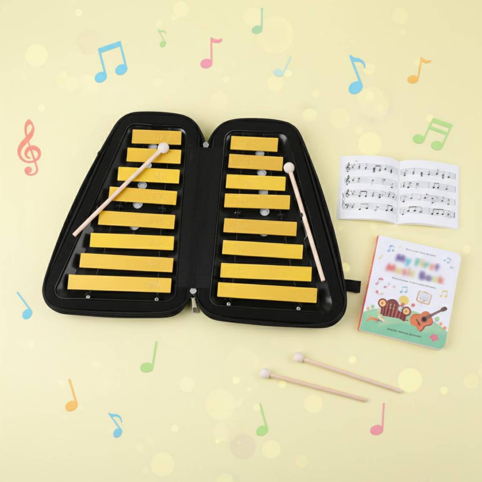 16-Note Aluminum Xylophone Han - đánh giá và giá Musical Instrument I Play