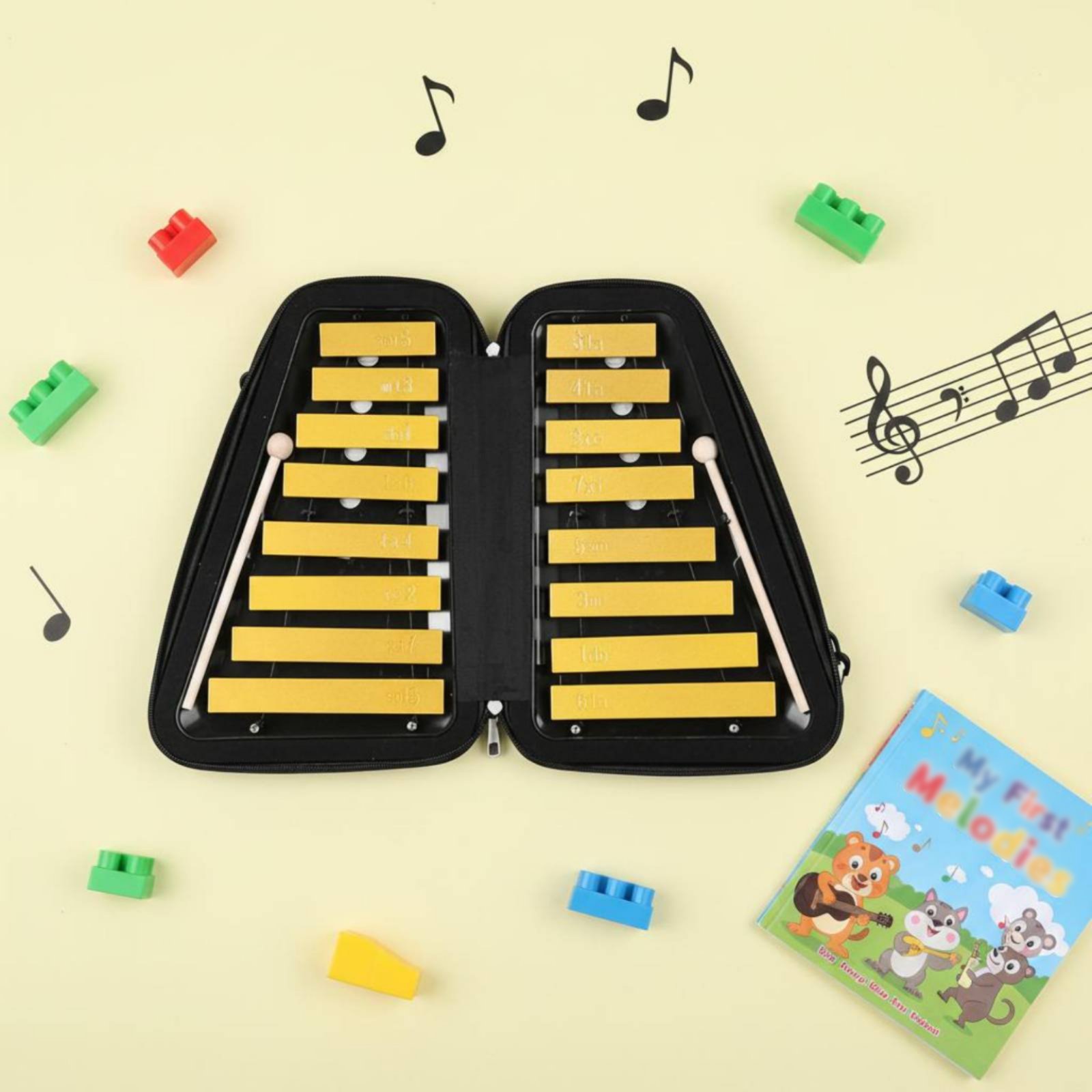 16-Note Aluminum Xylophone Han - đánh giá và giá Musical Instrument I Play