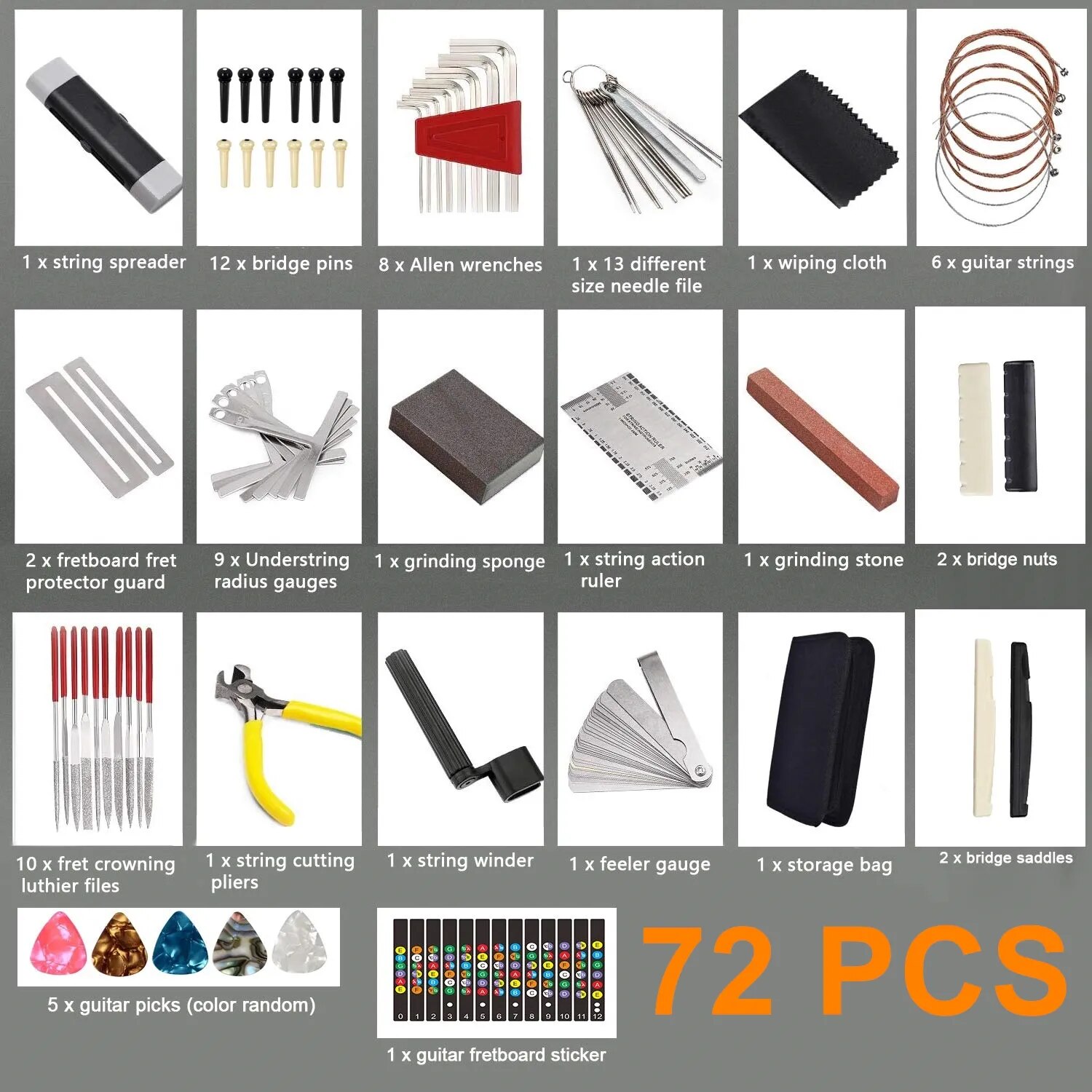 Miwayer 25/45/72 Guitar Repair - đánh giá và giá Musical Instrument Names