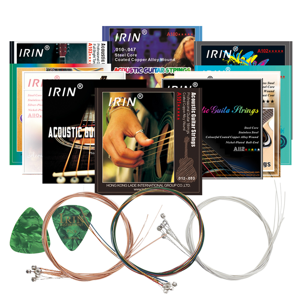 IRIN Acoustic Guitar Strings w - đánh giá và giá Musical Instrument Strings