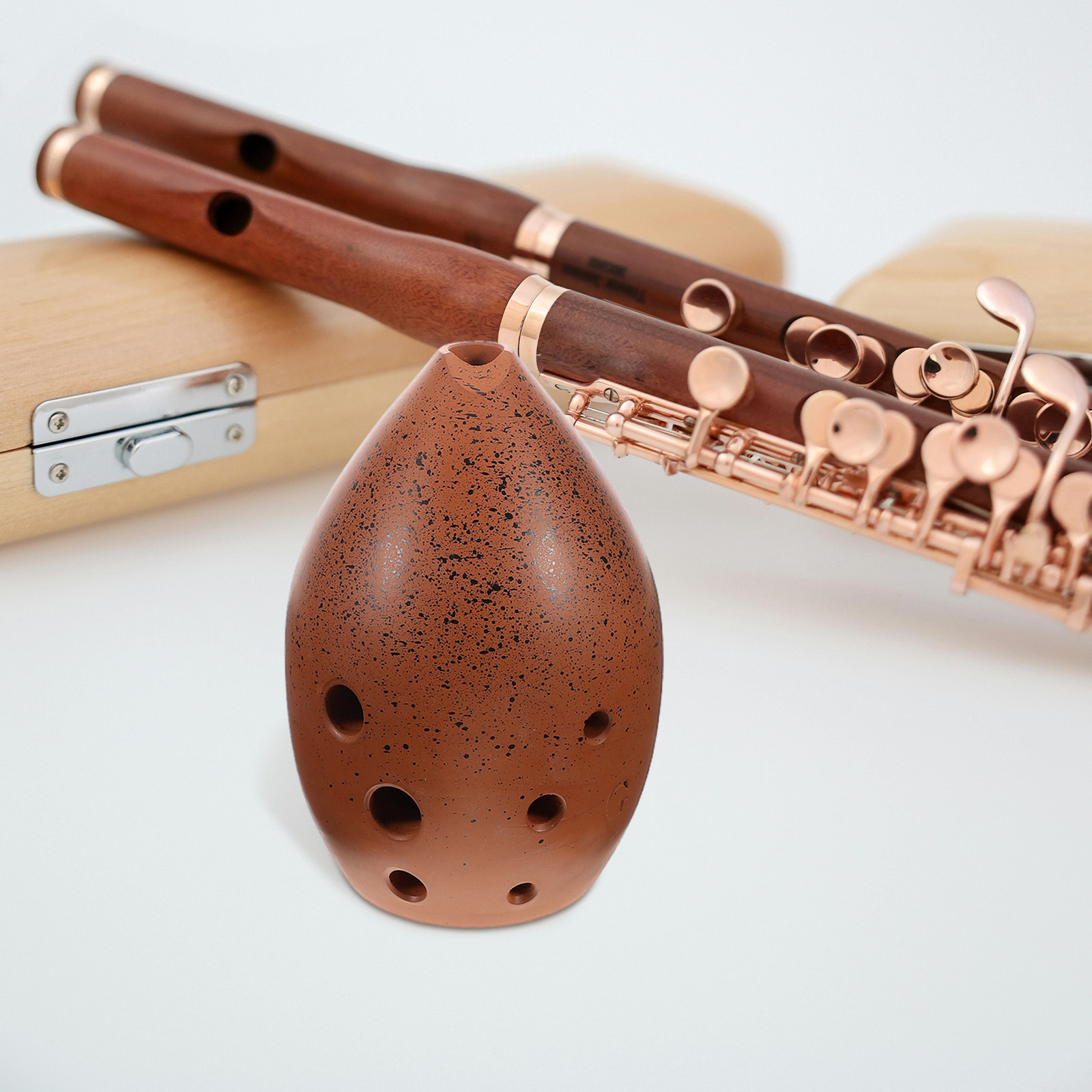Ceramic Ocarina Flute 8 Hole A - đánh giá và giá Musical Instrument Ancient