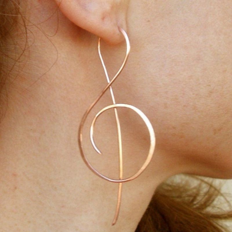 Trendy Music Symbol Earrings f - đánh giá và giá Musical Instrument Symbols